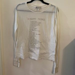 Long Sleeve Wildfox Top